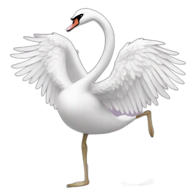 Barbie Swan lake sticker