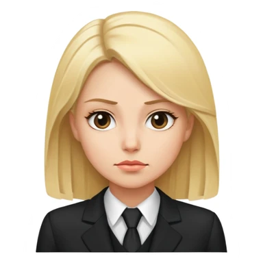 Mafia blondes woman sticker