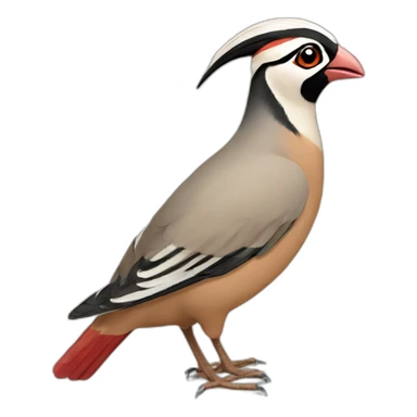 Cartoon chukar sticker