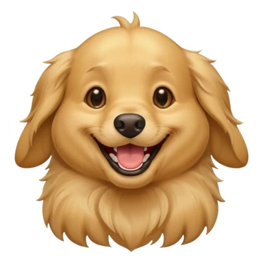 Perro riendose sticker