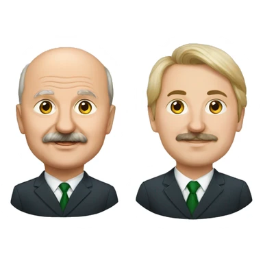 Lukashenko and dolut sticker