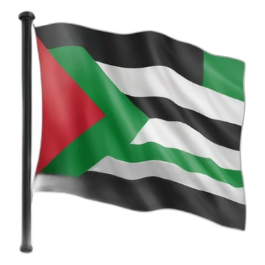 Palestinian flag sticker