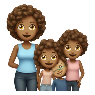 single mum with 3 kids sticker
