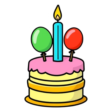 Happy birthday sticker