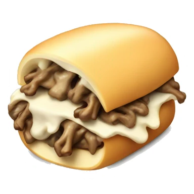 Sad cheesesteak sticker