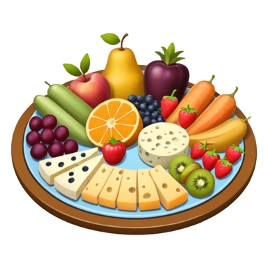 food platter sticker