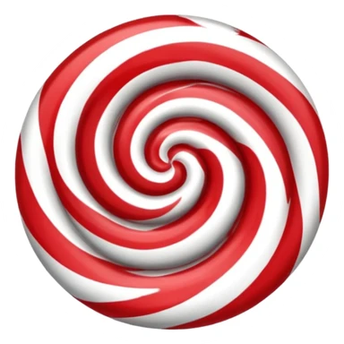 Peppermint emoji sticker