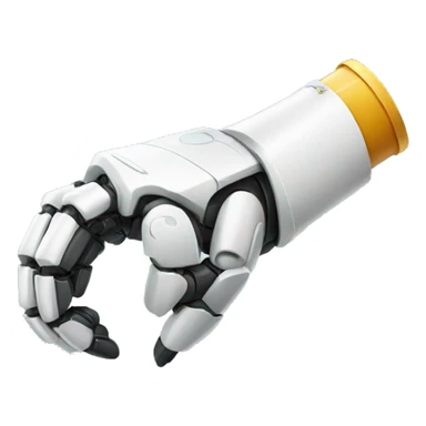 cute robot arm sticker