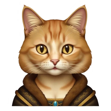 Cat as Monalisa sticker