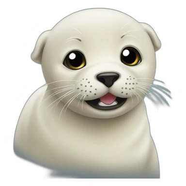 seal pup sticker