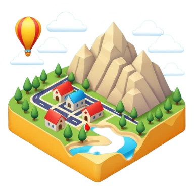 Location map sticker