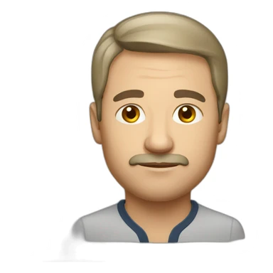 A russian man sticker