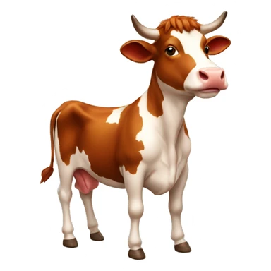 The red cow sticker