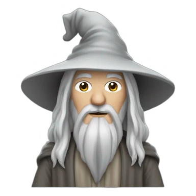 digital gandalf sticker