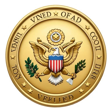 Make an verified badge which perpose was to show this app was from government sticker