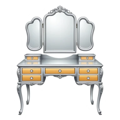 silver DRESSING TABLE sticker
