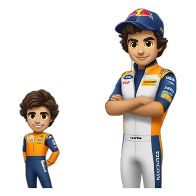 Carlos Sainz & Lando Norris sticker