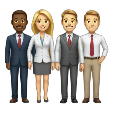 business team  sticker