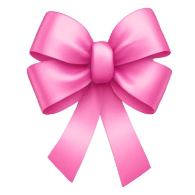 pink ribbon bow  sticker