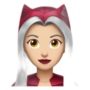 scarlet witch coronet sticker