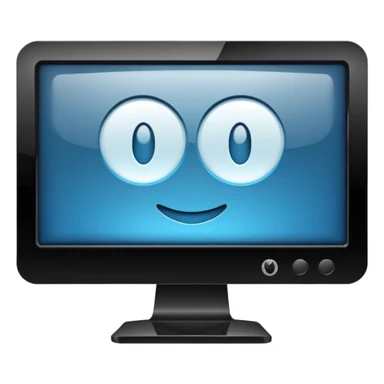 Modern computer monitor sticker