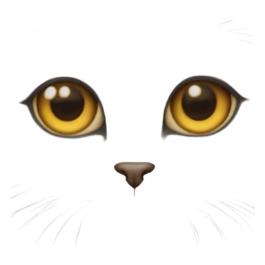 Cat with eyelashes  sticker