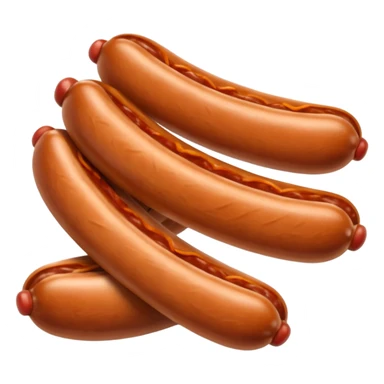 sausages cutted in slices  sticker