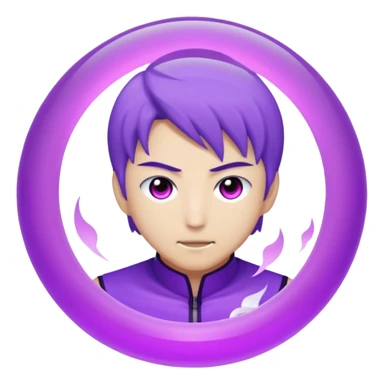 gojo satoru Hollow Purple sticker