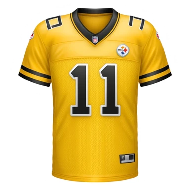 NFL players jersey | need only jersey no 11 in yellow color sticker