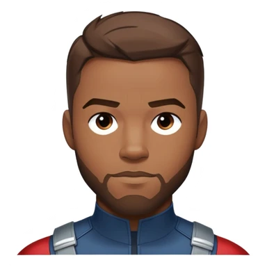 Sam Wilson with side-whiskers from avenger sticker
