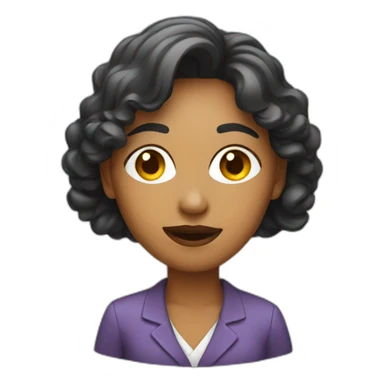 creative director woman face sticker