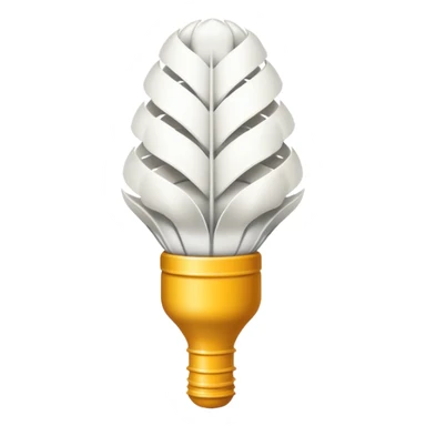 Shuttlecock image sticker
