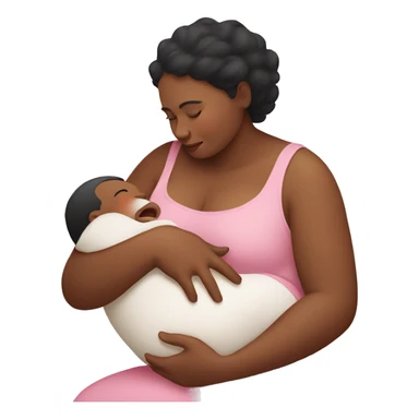a sow breastfeeding sticker