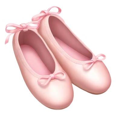 light pink ballet shoes sticker
