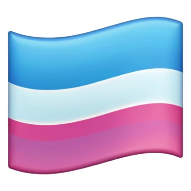Trans flag sticker