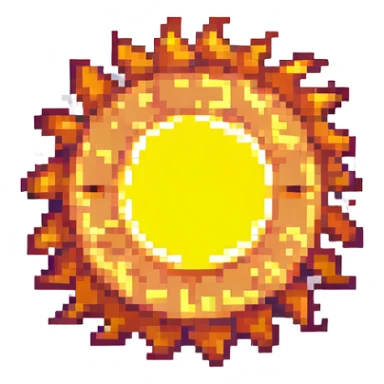 animated sun sticker