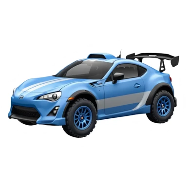 Long wheelbase widened pearly midnight snow blue 2nd generation 2025 Toyota 86 off-road supercar racer sticker