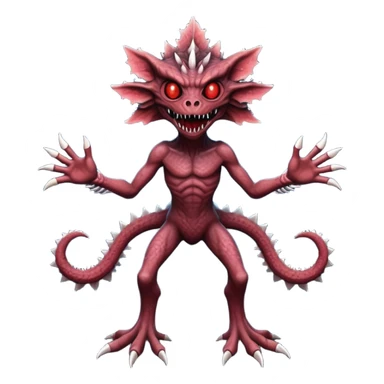 maak een emojie van de demogorgean van stranger things  sticker