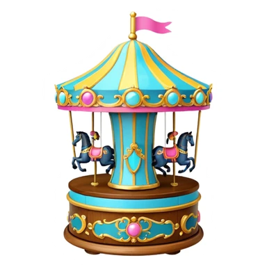 Carousel Music Box sticker