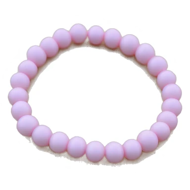 baby pink bracelet beaded sticker