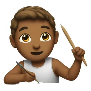 learning painting sticker