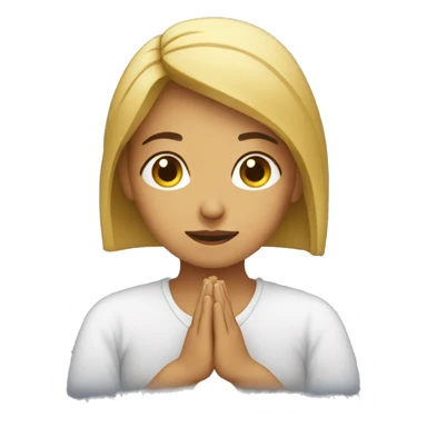 Woman who pray sticker