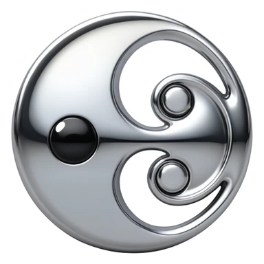 sorayama Yin and yang sticker