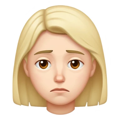 Cara de cansado y fatigado sticker