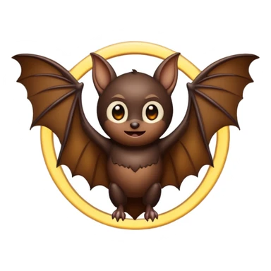 bat with halo sticker
