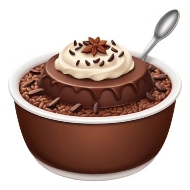 chocolate rice pudding sticker