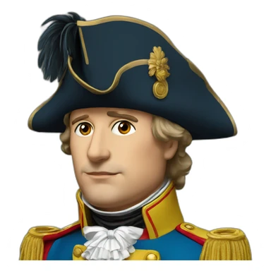 Napoleon with hat sticker