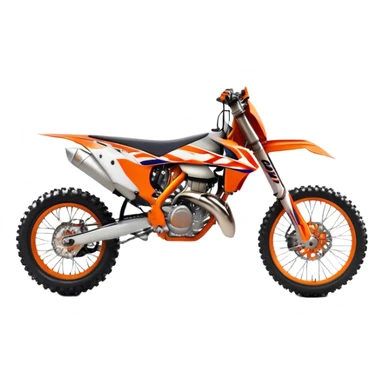 KTM Dirtbike - KTM 250 SX (Model Year: 2021) (Iconic colour: Orange) sticker