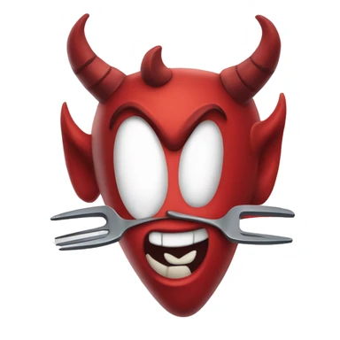 Devil Pitch Fork sticker