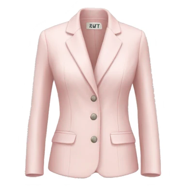 Pale pink petite jacket sticker